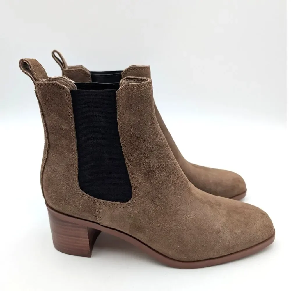 Steve Madden Rhiannon Chelsea Boots Women's Brown Suede Size US9.5M EU40
